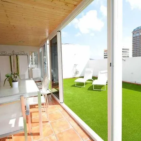 Céntrico ático 2 Dormitorios Gran Solárium Privado Apartamento Las Palmas de Gran Canaria